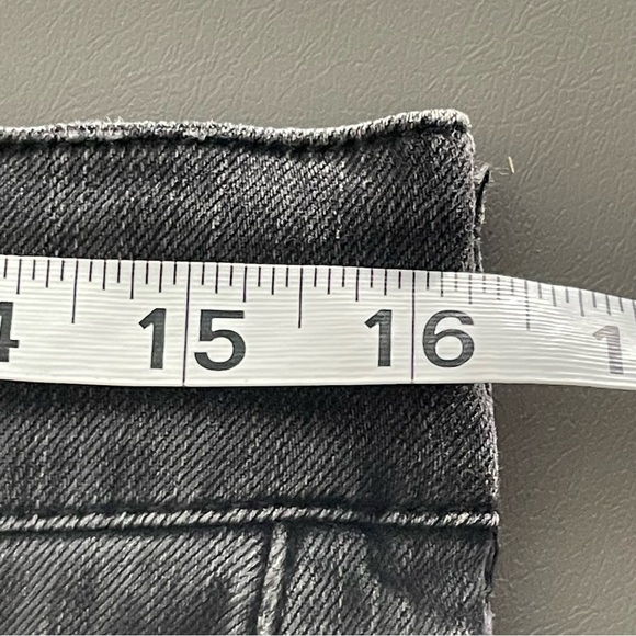 Torrid Bombshell Skinny Jeans | Distressed | Raw Hemline | Black - Picture 13 of 15